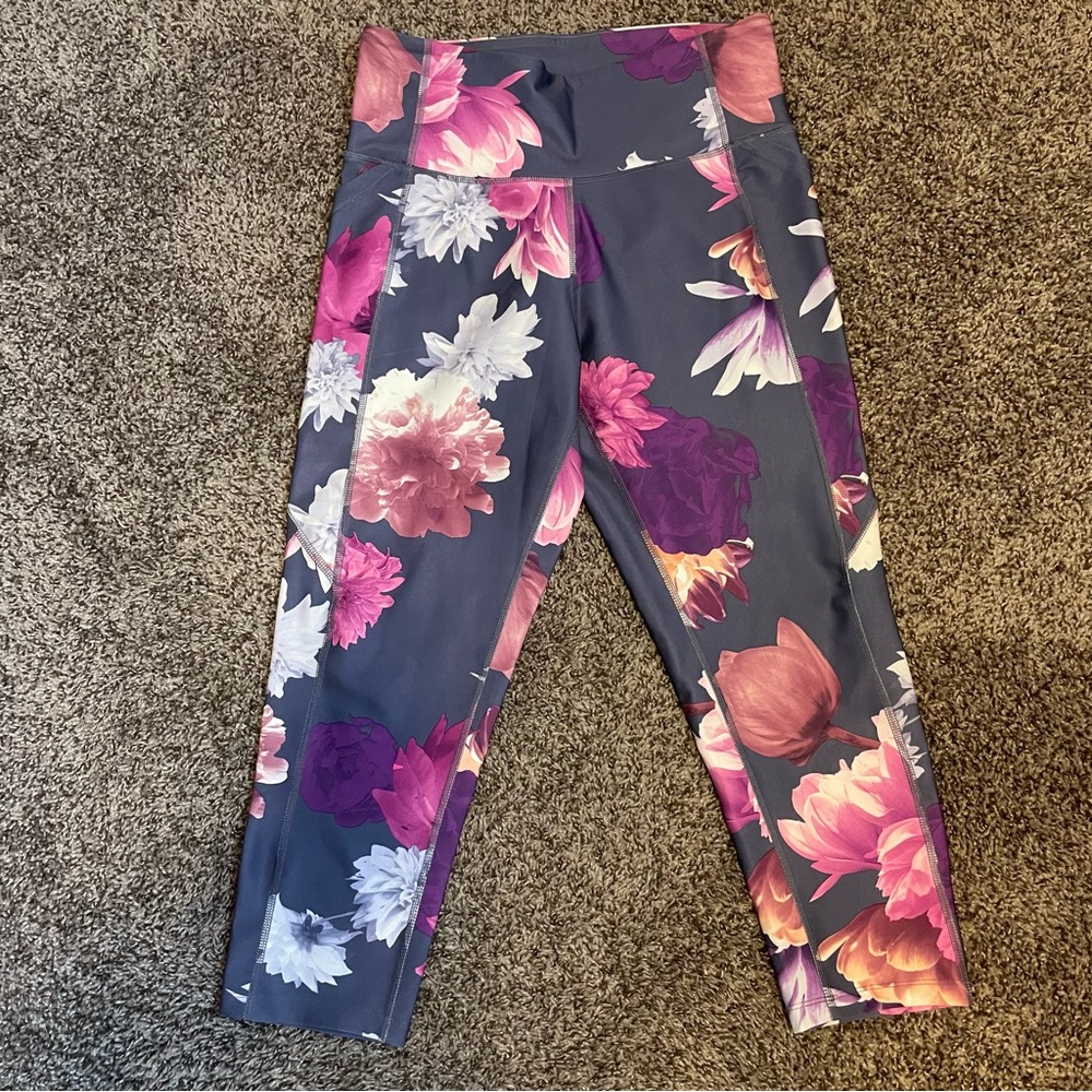 Marika Purple and Pink Leggings Vibrant Performance Wear